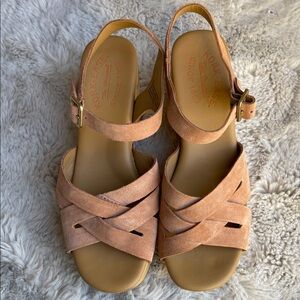 Kork-Ease Women's Blush leather suede Sandals
